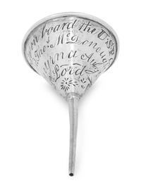 An American Silver Miniature Funnel of U.S. Naval Interest