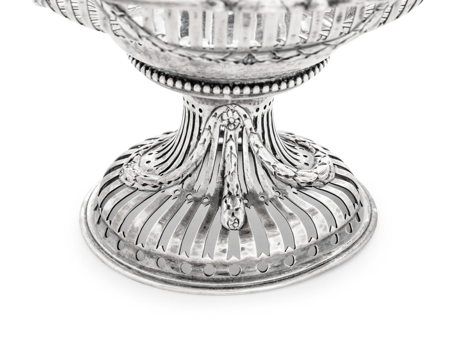 A Victorian Silver Candy Dish