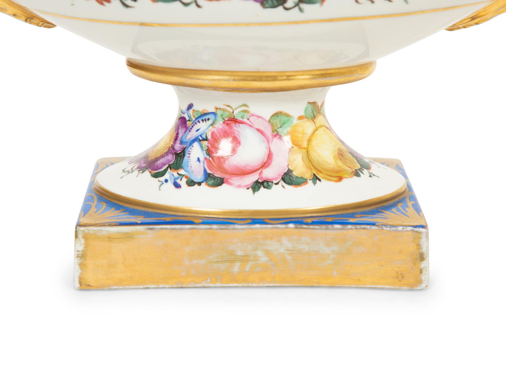 A Paris Porcelain Centerpiece Urn
