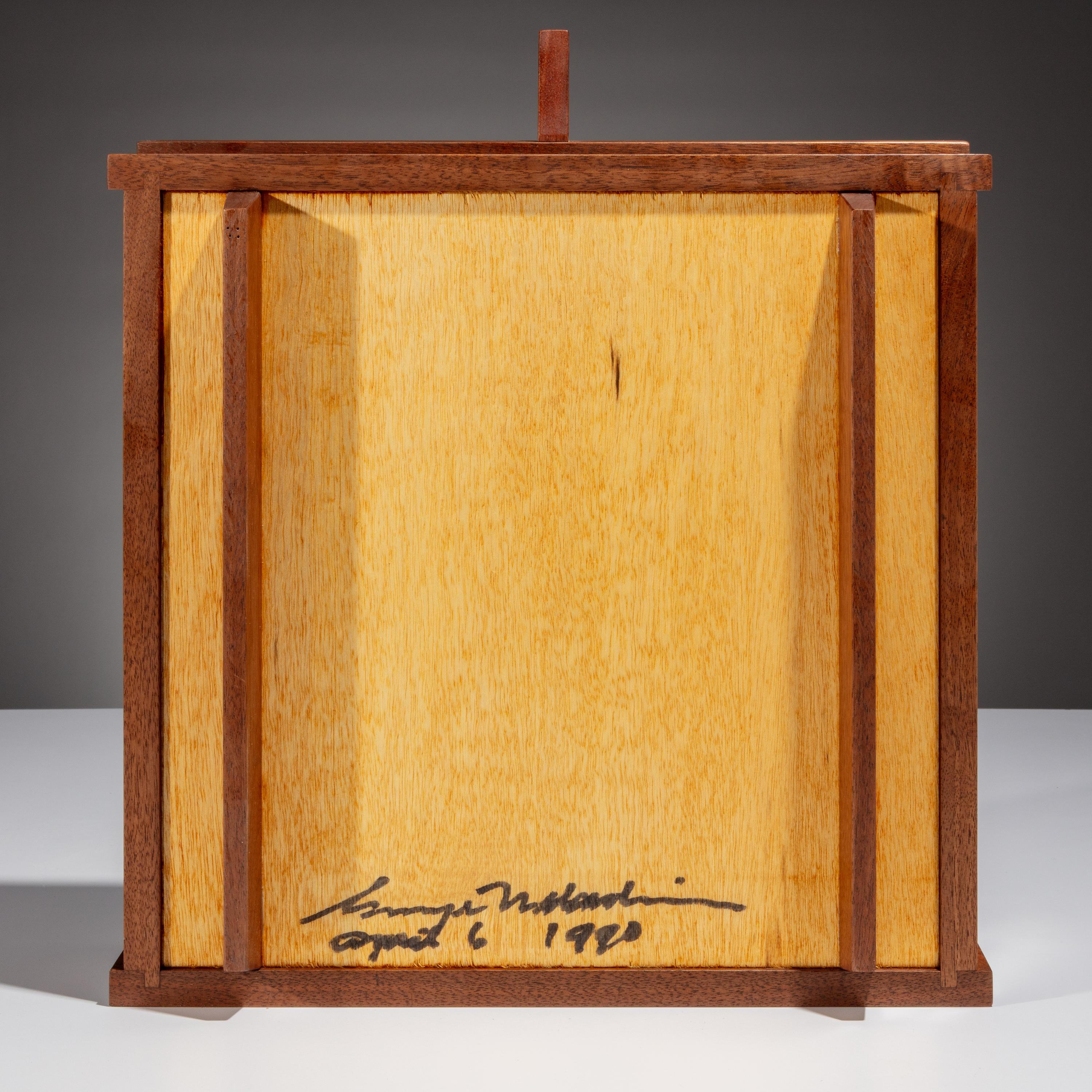 George Nakashima (American, 1905–1990) — Mirror Box, 1990