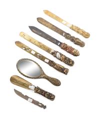Six Various Metals Letter Knives