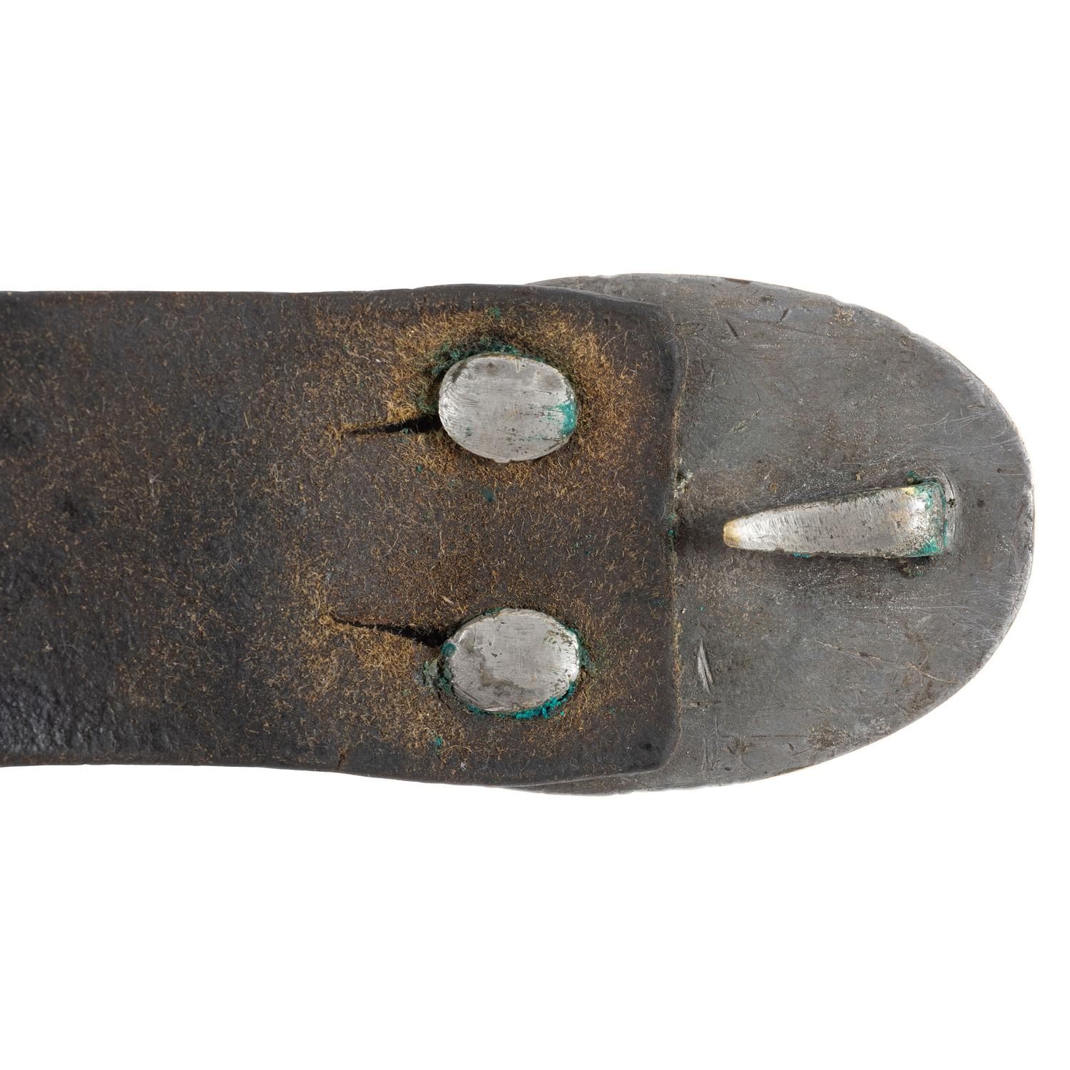U.S. Civil War Field Modified Infantry Belt with Puppy Paw U.S. Plate & Cap Pouch