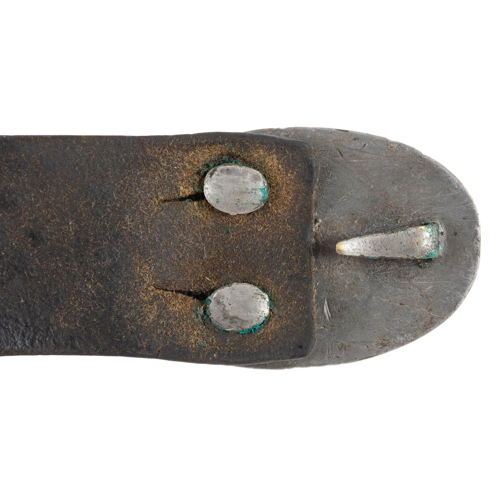 U.S. Civil War Field Modified Infantry Belt with Puppy Paw U.S. Plate & Cap Pouch
