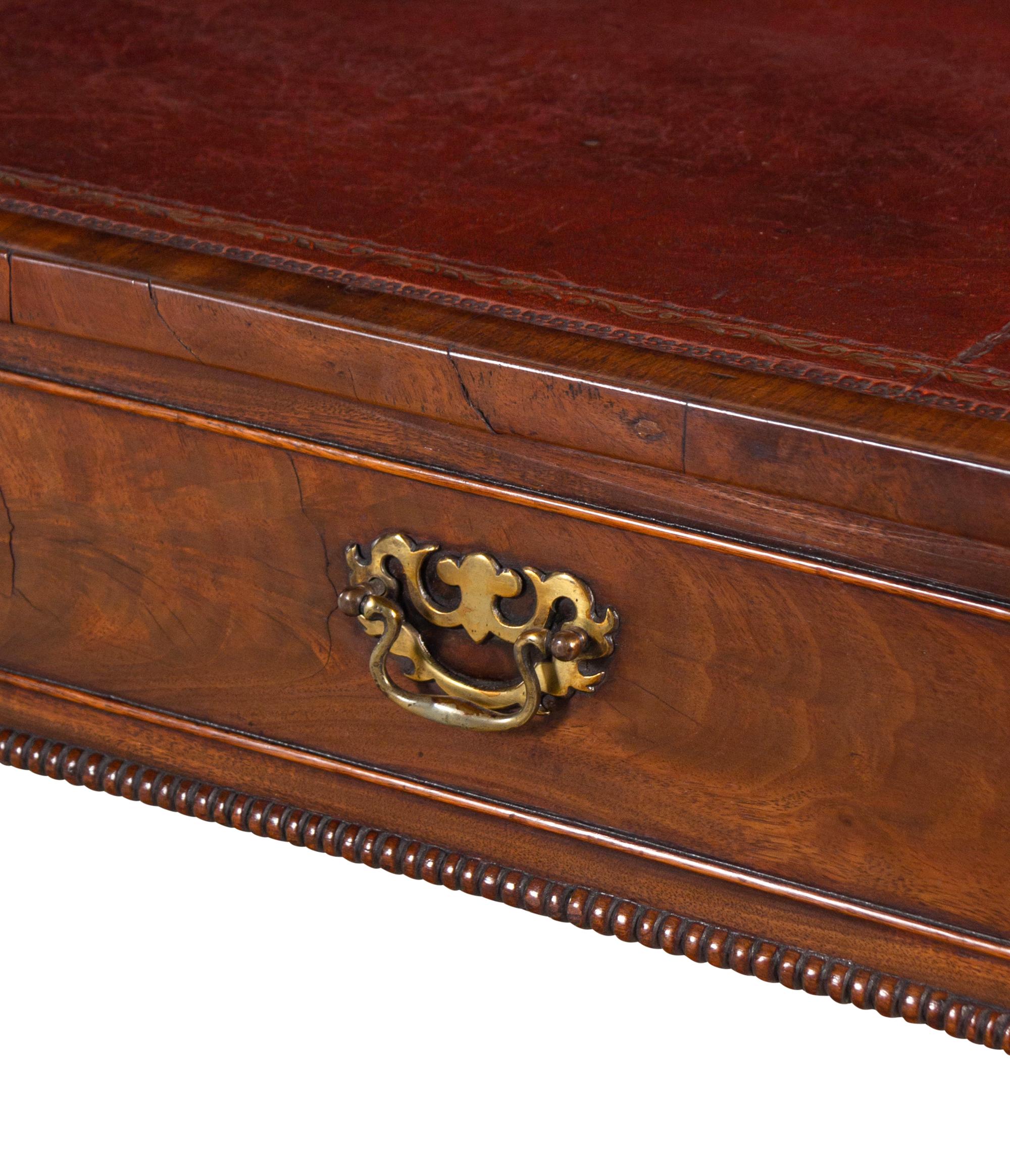 A George III Style Walnut Writing Table
