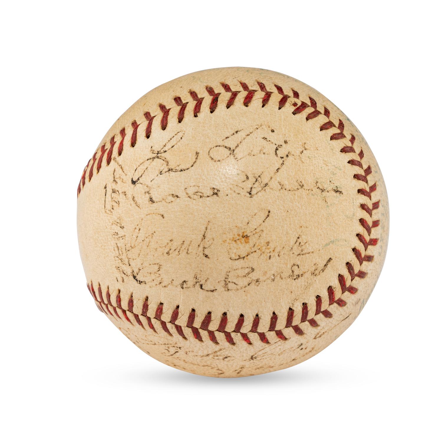 A 1935 Chicago White Sox Team Signed Autograph Baseball