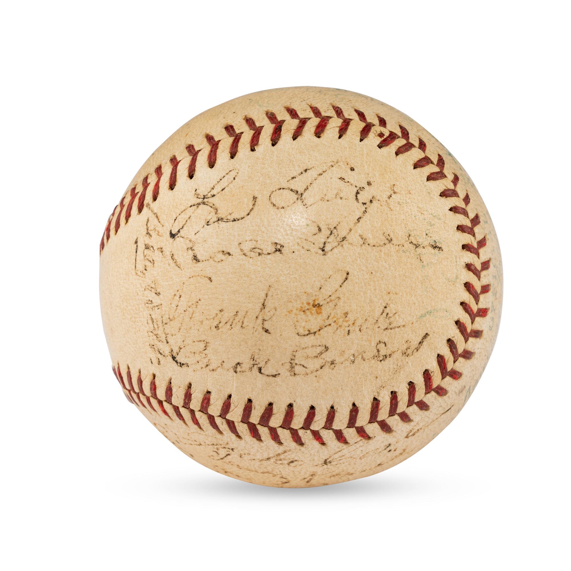 A 1935 Chicago White Sox Team Signed Autograph Baseball