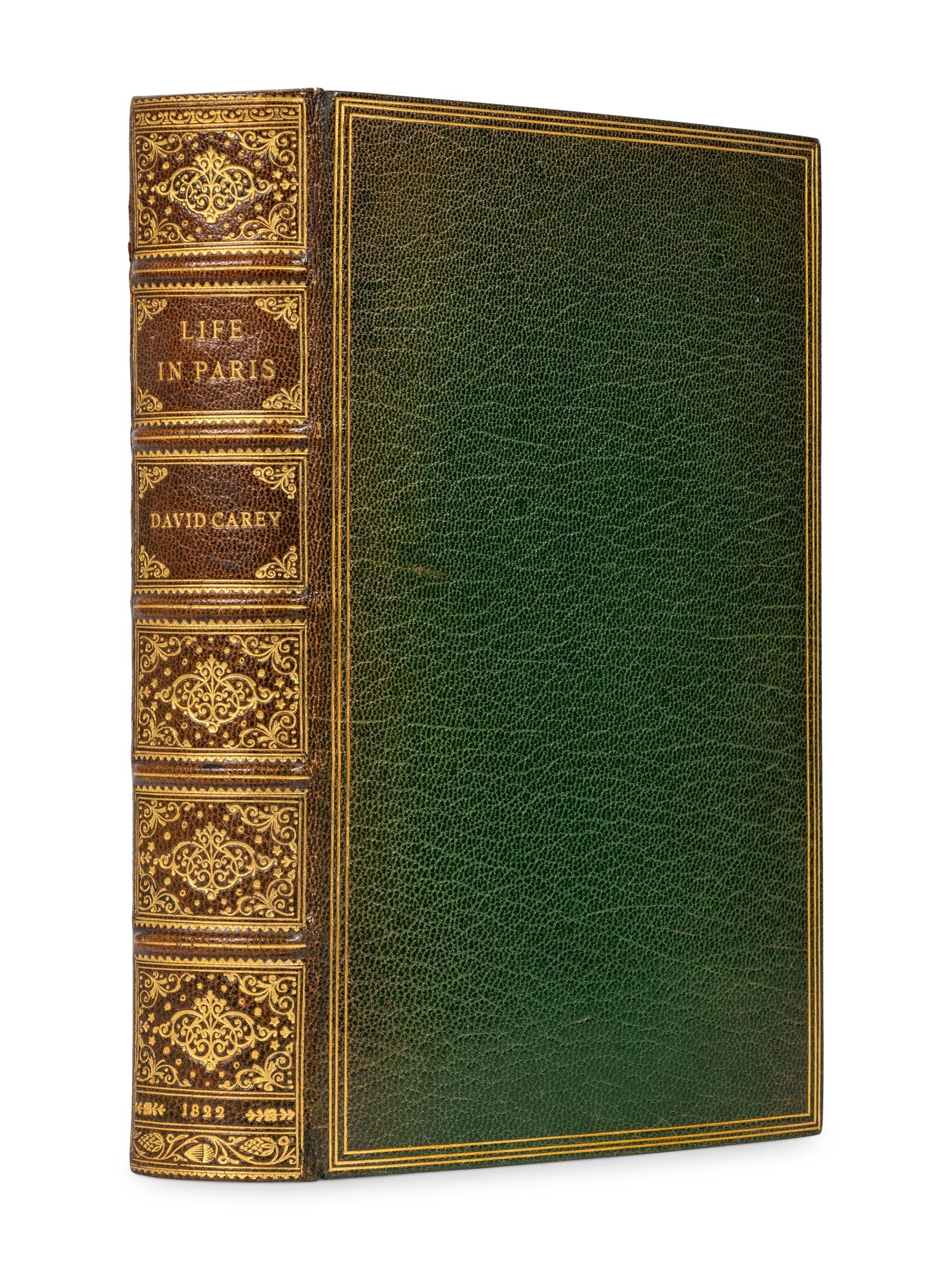 [CRUIKSHANK, George, illustrator]. CAREY, David (1782-1824). Life in Paris . London: for John Fairburn, 1822.