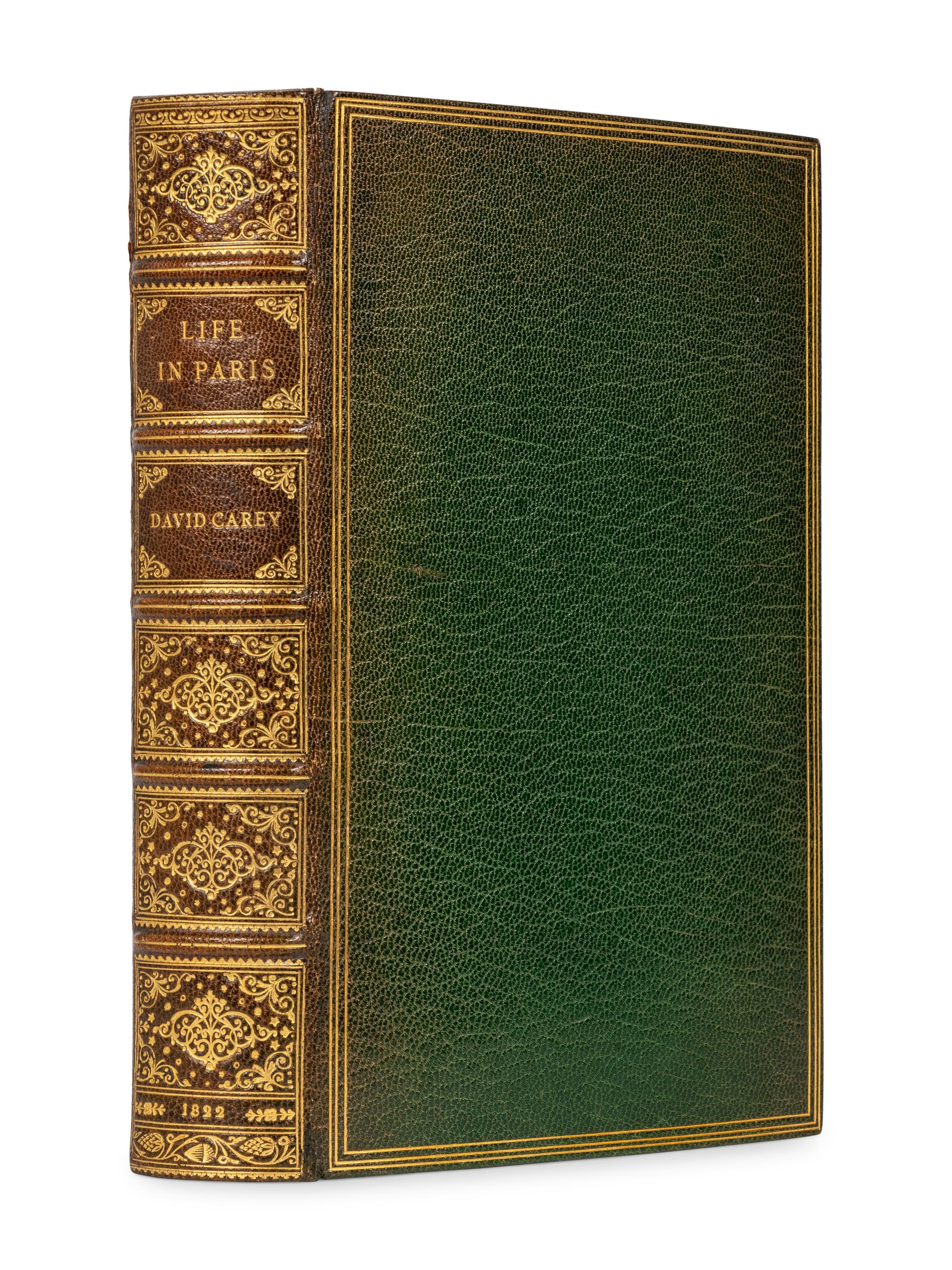 [CRUIKSHANK, George, illustrator]. CAREY, David (1782-1824). Life in Paris . London: for John Fairburn, 1822.