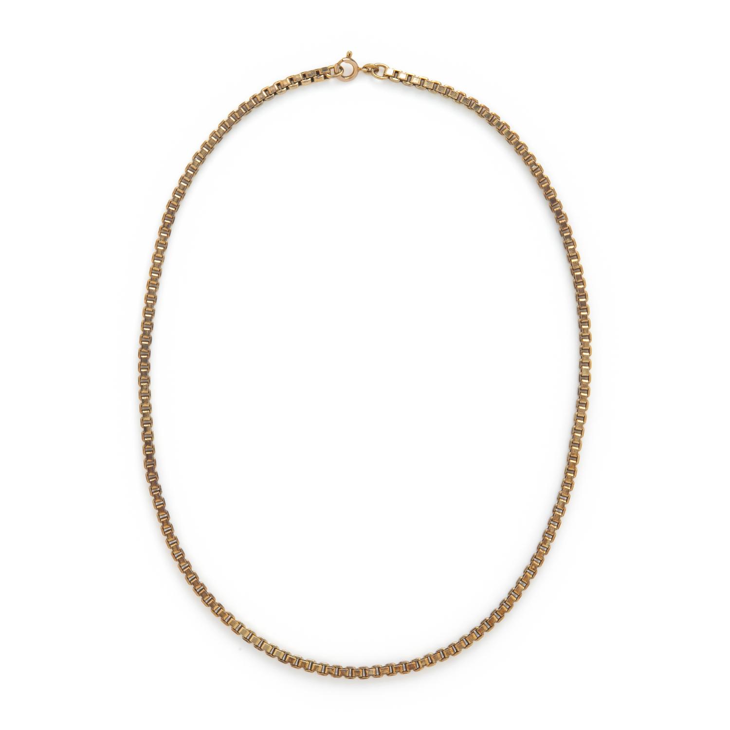 Yellow Gold Chain Necklace