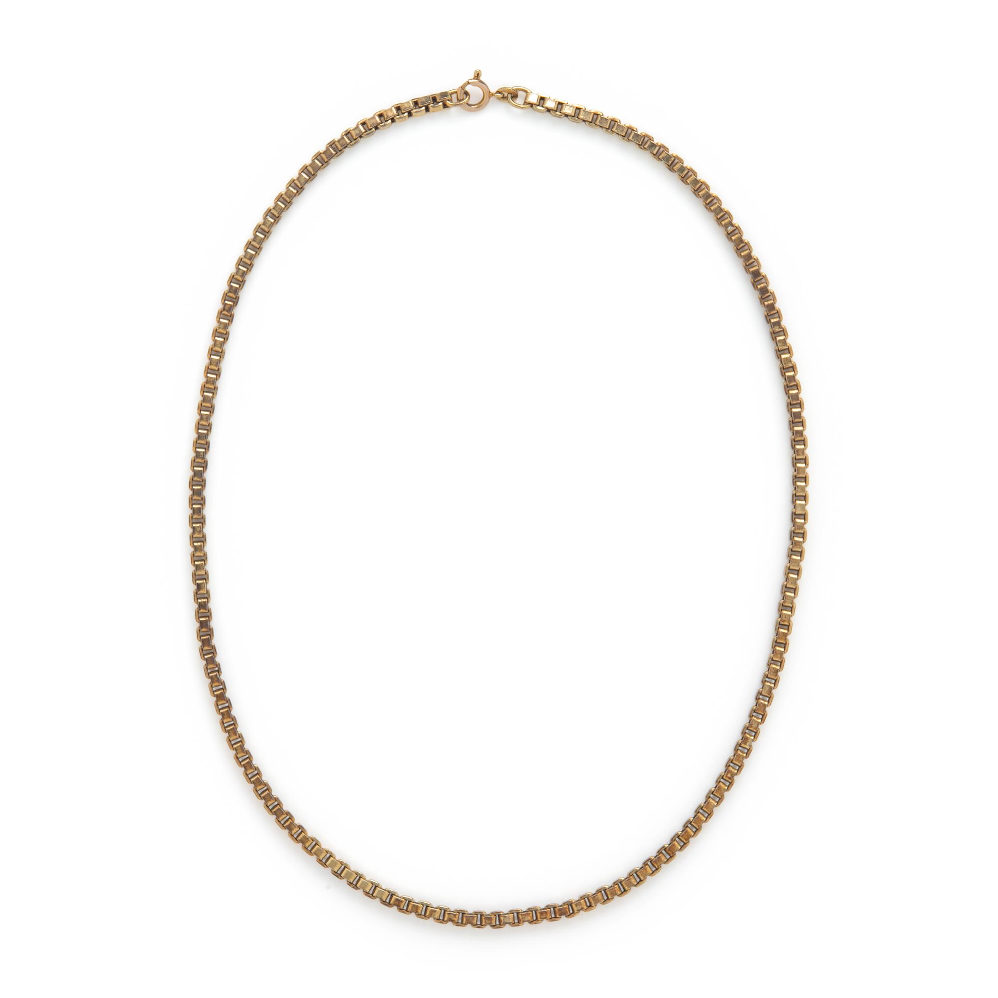 Yellow Gold Chain Necklace