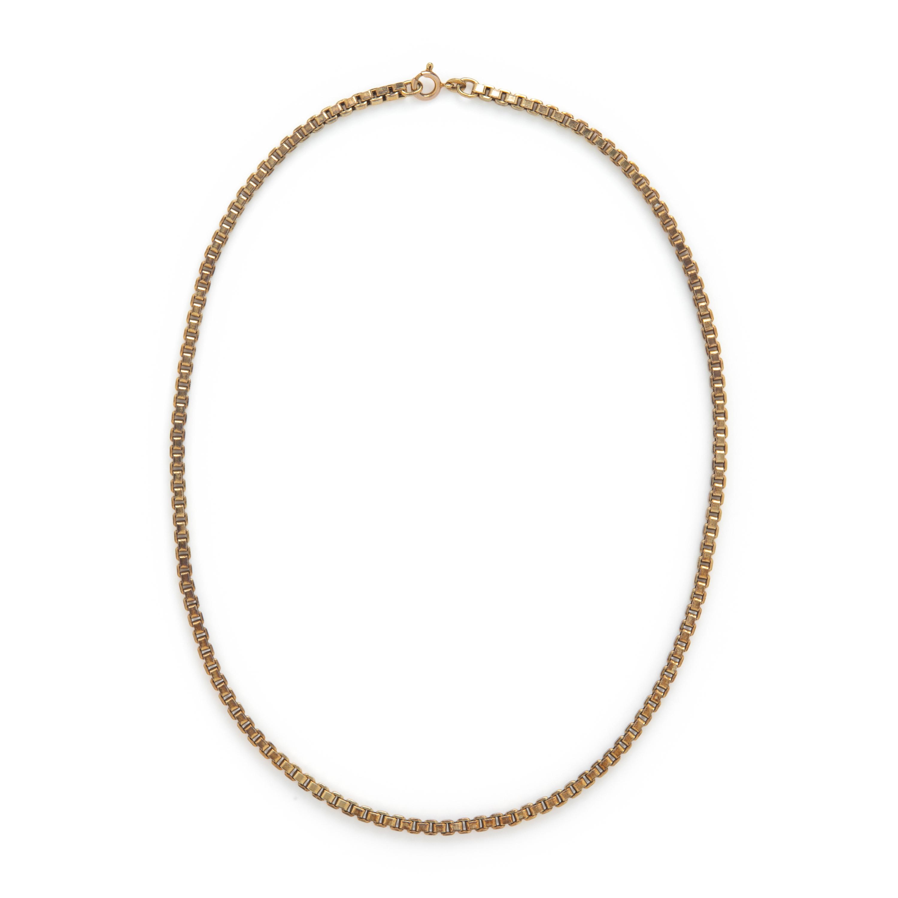 Yellow Gold Chain Necklace