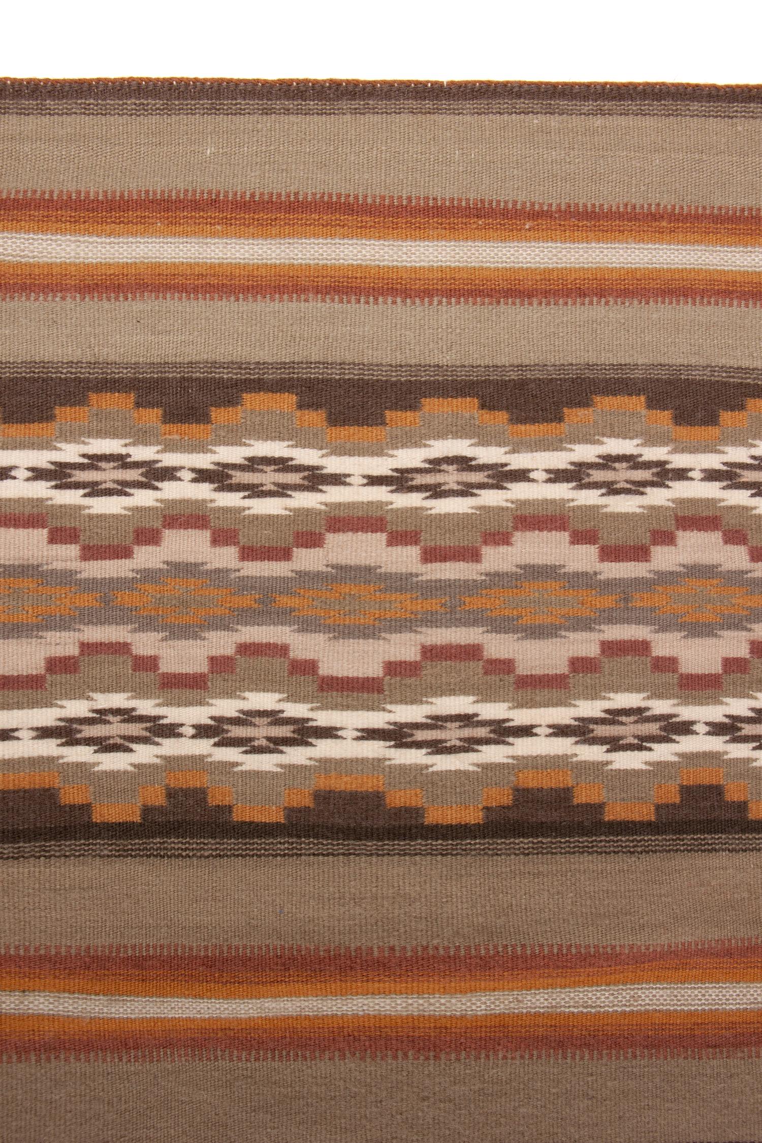 Navajo Wide Ruins Pattern Weaving / Rug
