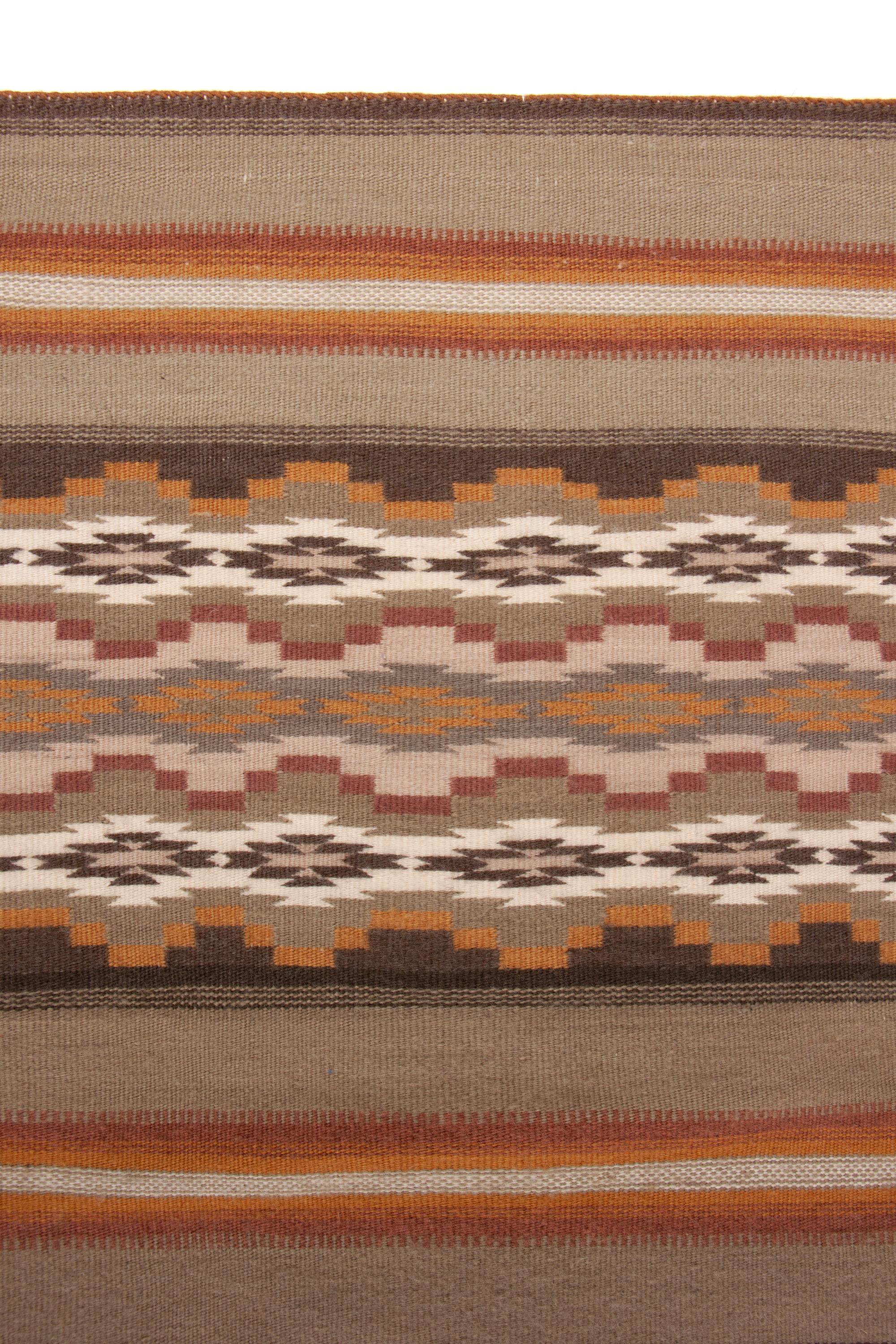 Navajo Wide Ruins Pattern Weaving / Rug