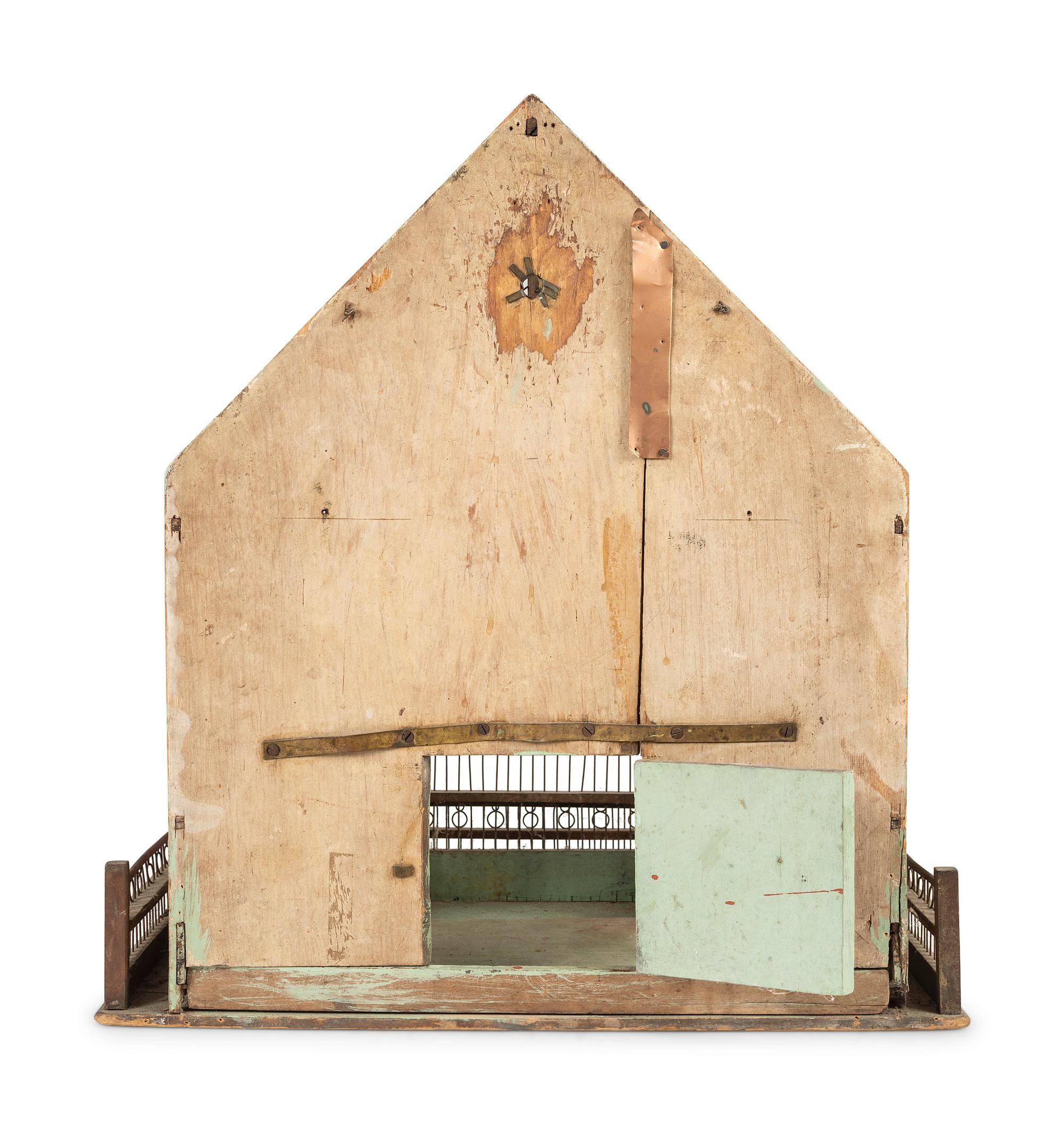 Four Architectural Bird Cages