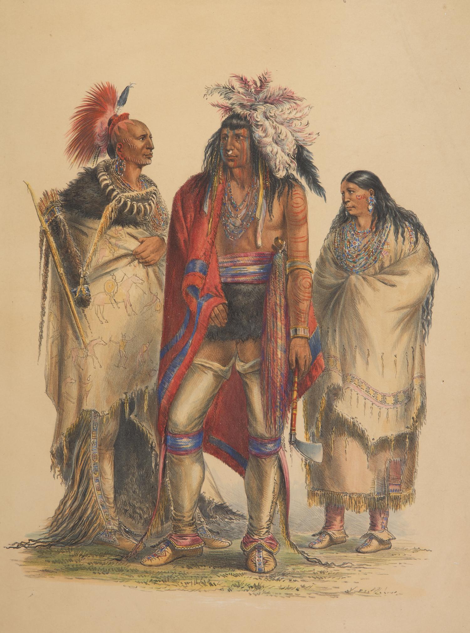 [Native-Americana] Catlin, George. Catlin's North American Indian Portfolio. Hunting Scenes and Amusements of the Rocky Mountains and Prairies of America...