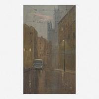 Yuri (Georgiy) Ivanovich Pimenov (Russian, 1903–1977) Street Scene, Moscow