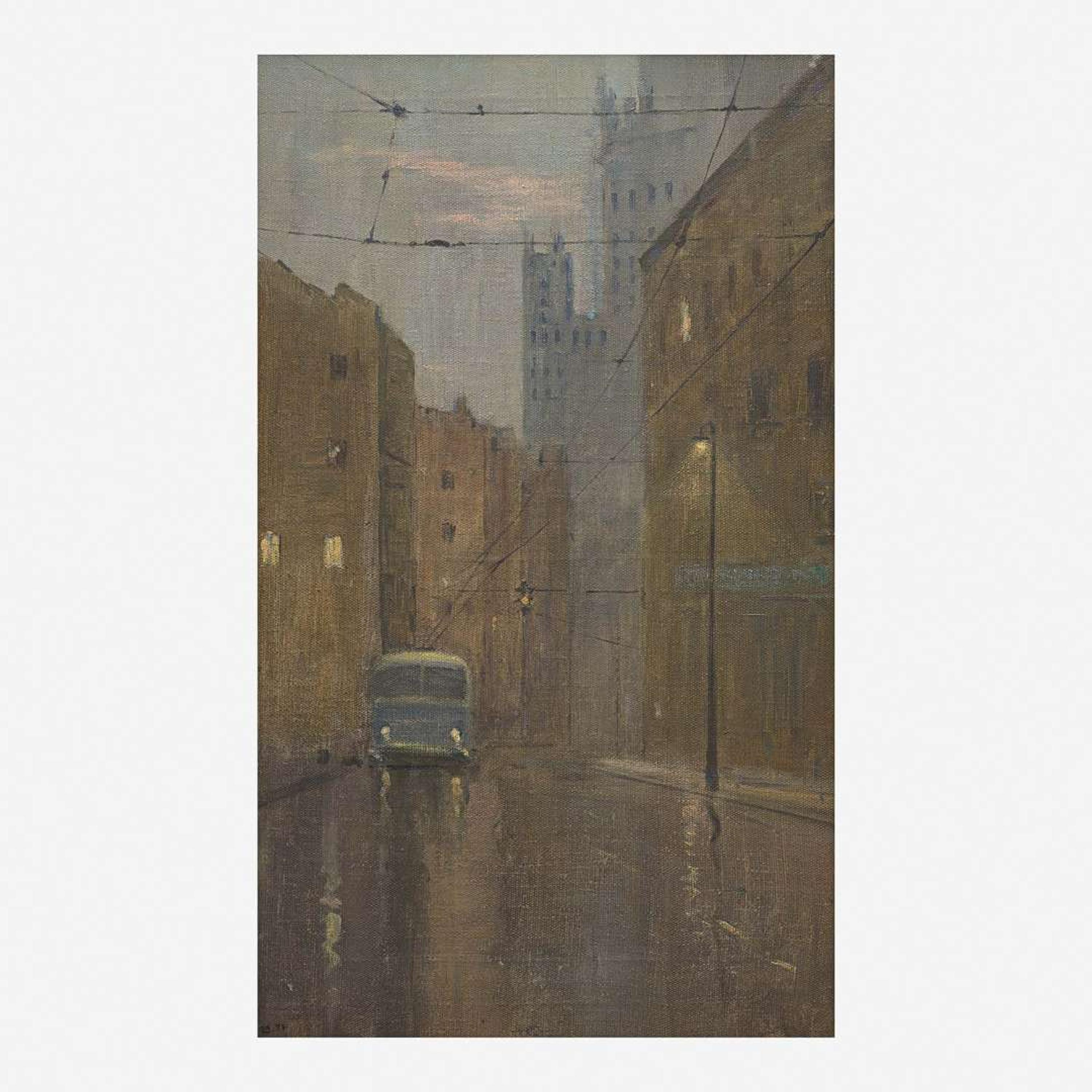 Yuri (Georgiy) Ivanovich Pimenov (Russian, 1903–1977) Street Scene, Moscow