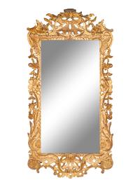 A Régence Style Giltwood Mirror