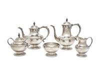 An American Silver Five-Piece Tea and Coffee Service