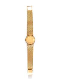 PATEK PHILIPPE, 18K YELLOW GOLD AND DIAMOND REF 3355/8 WRISTWATCH