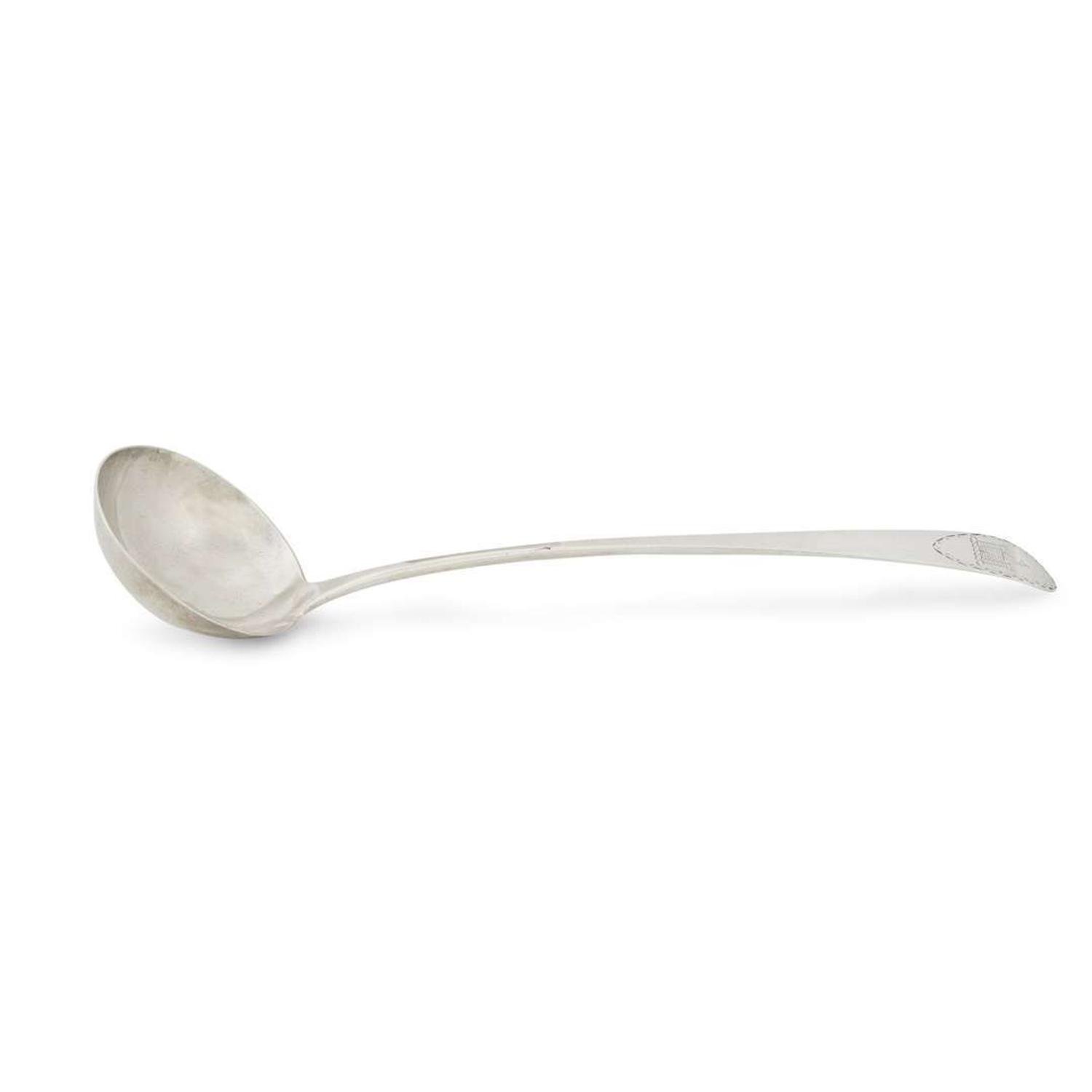 Silver punch ladle Standish Barry (1763-1844), Baltimore, MD, circa 1790
