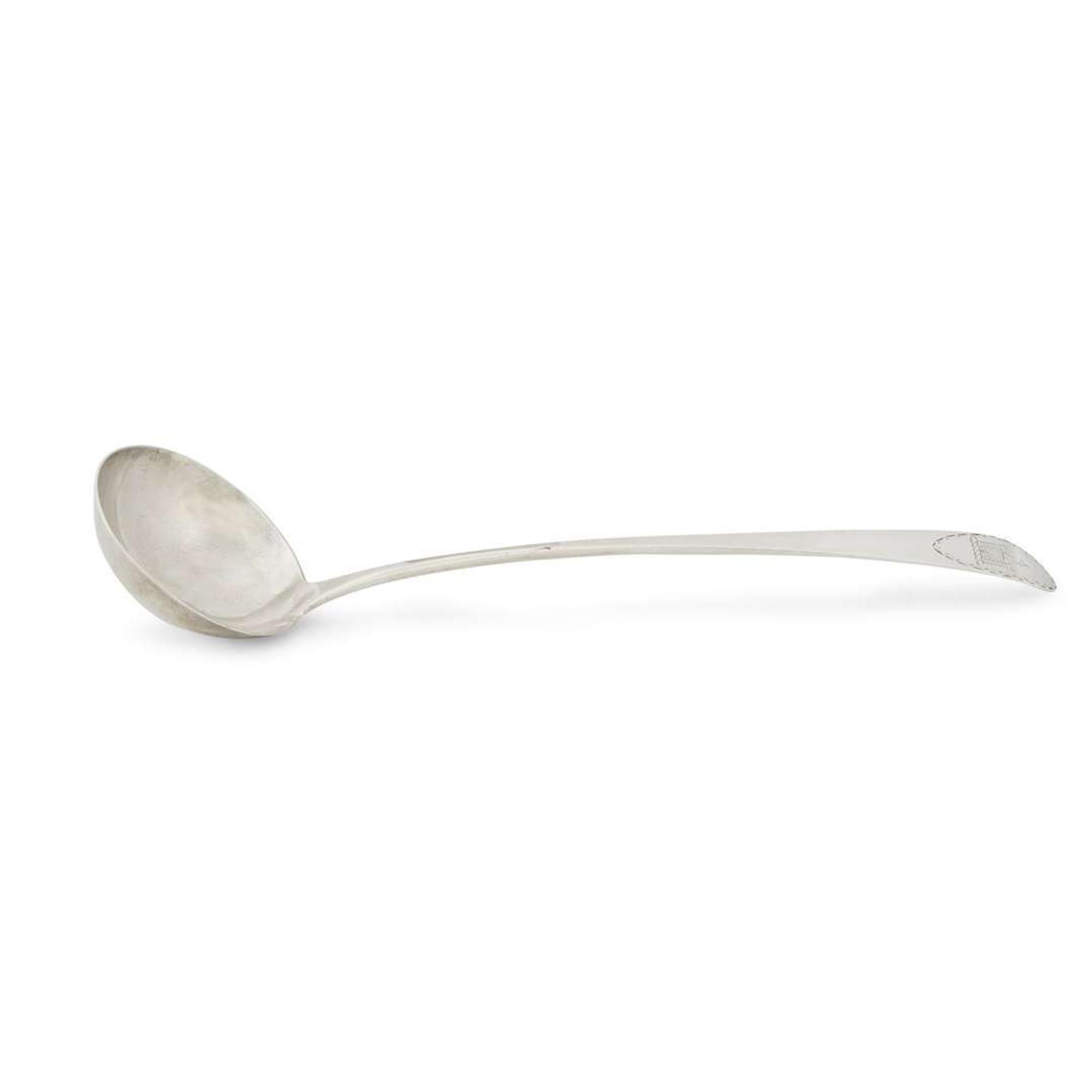 Silver punch ladle Standish Barry (1763-1844), Baltimore, MD, circa 1790