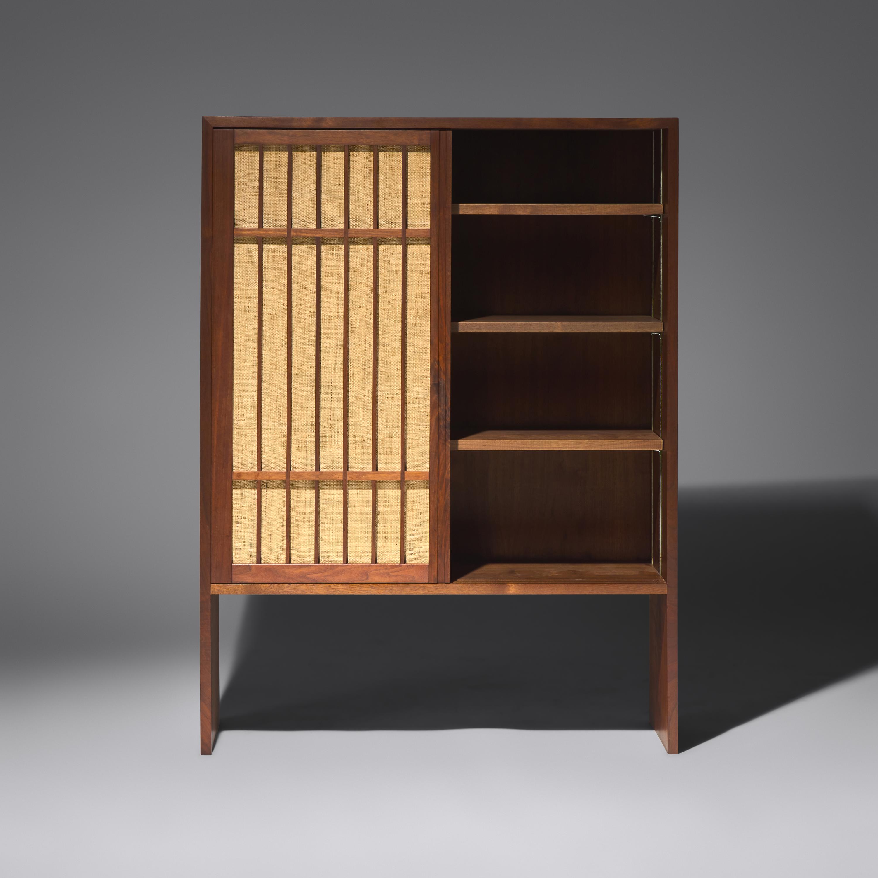 George Nakashima (American, 1905–1990) — Two-door Hutch Cabinet, c. 1970