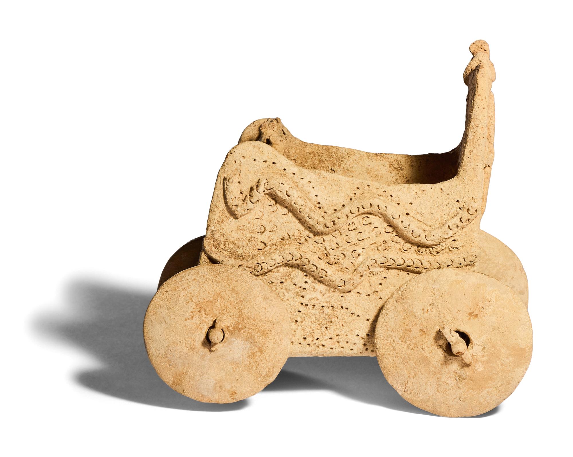 A Syro-Hittite Terracotta Chariot Model