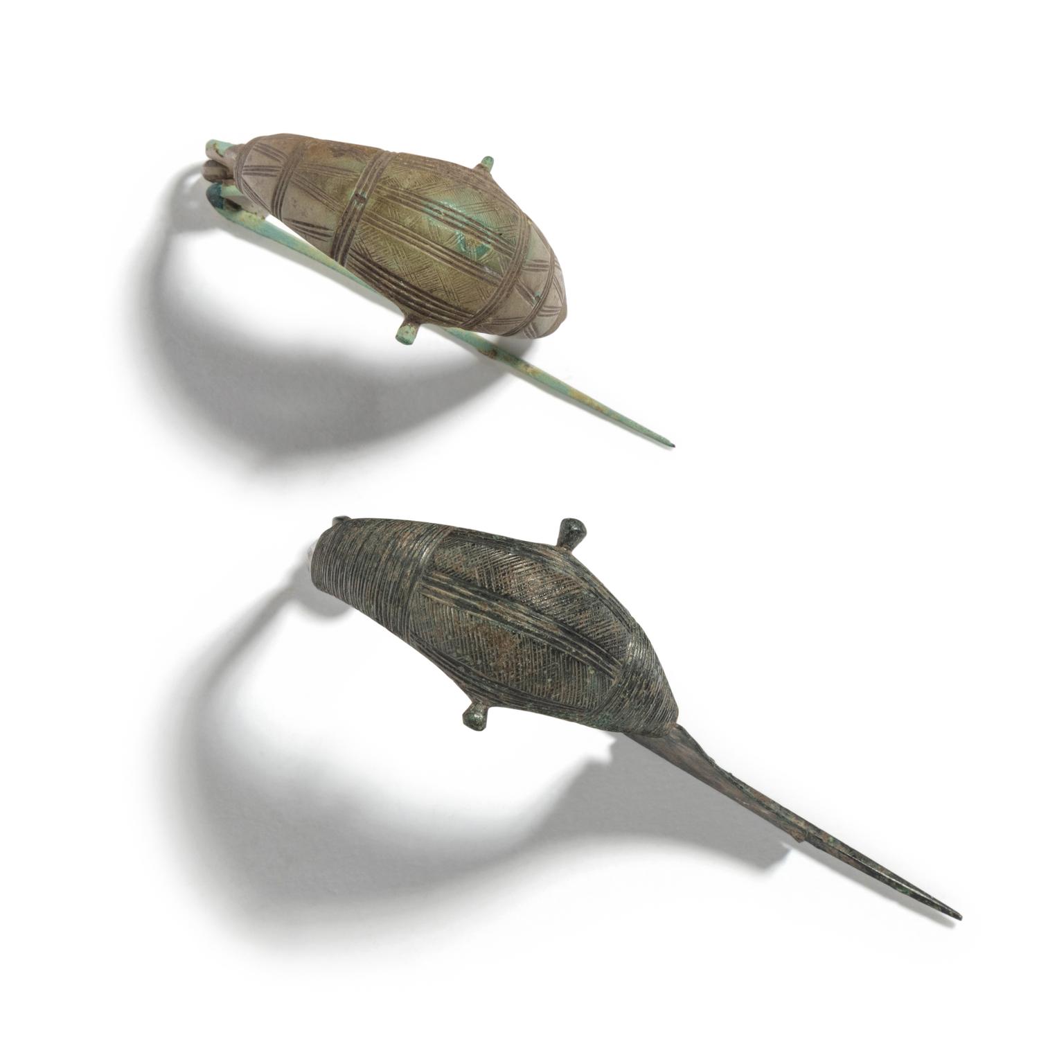 Three Greco-Roman Bronze Fibulae
