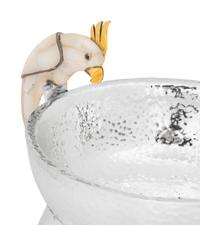 A Los Castillo Silver and Mother-of-Pearl Bowl