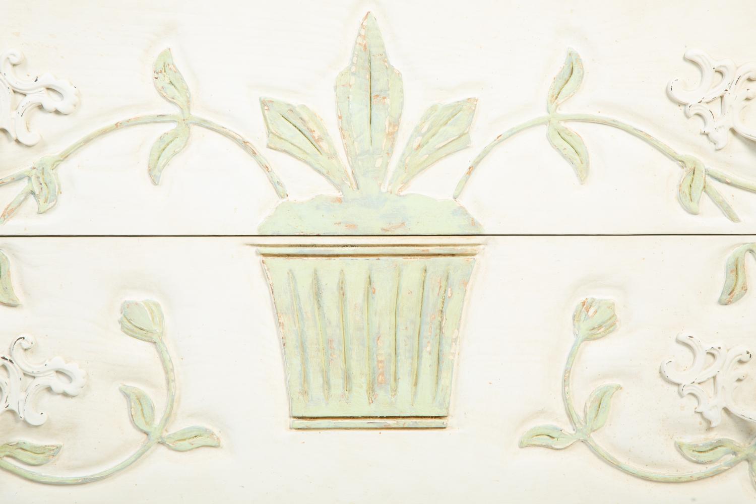 A French Provincial Painted Two-Drawer Commode — 20TH CENTURY