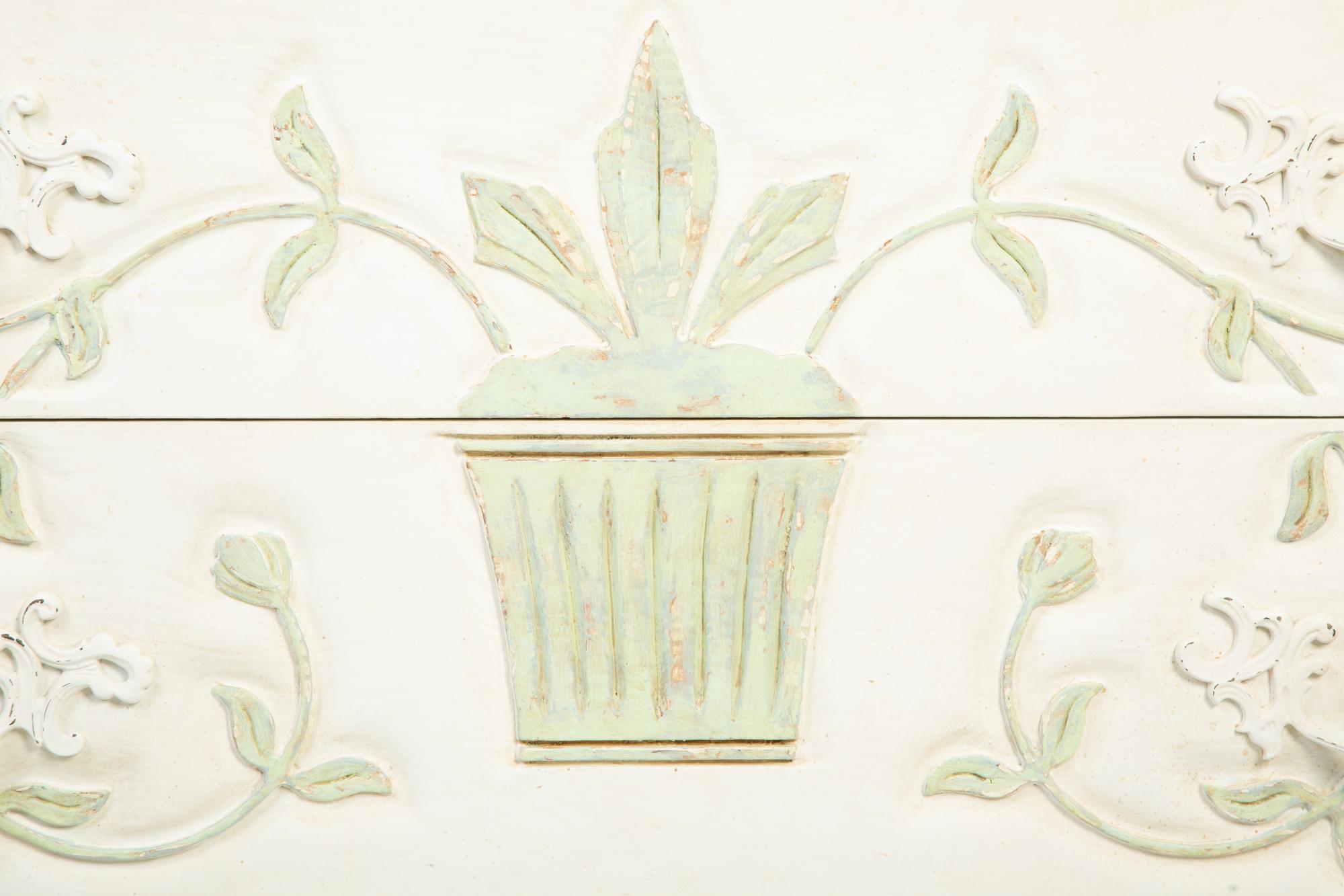 A French Provincial Painted Two-Drawer Commode — 20TH CENTURY