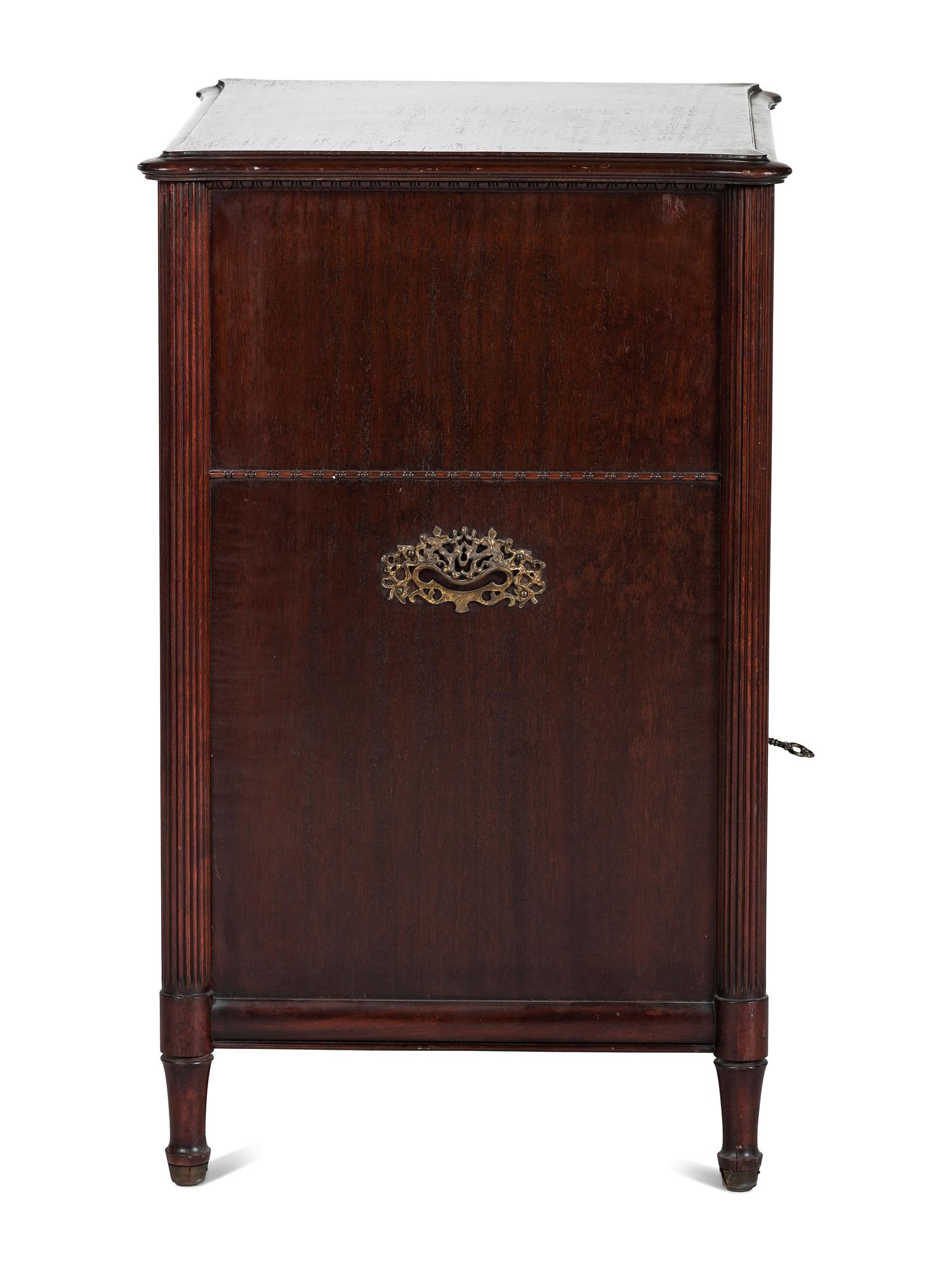 A Swiss-Made Stella Mahogany Console Disc Music Box