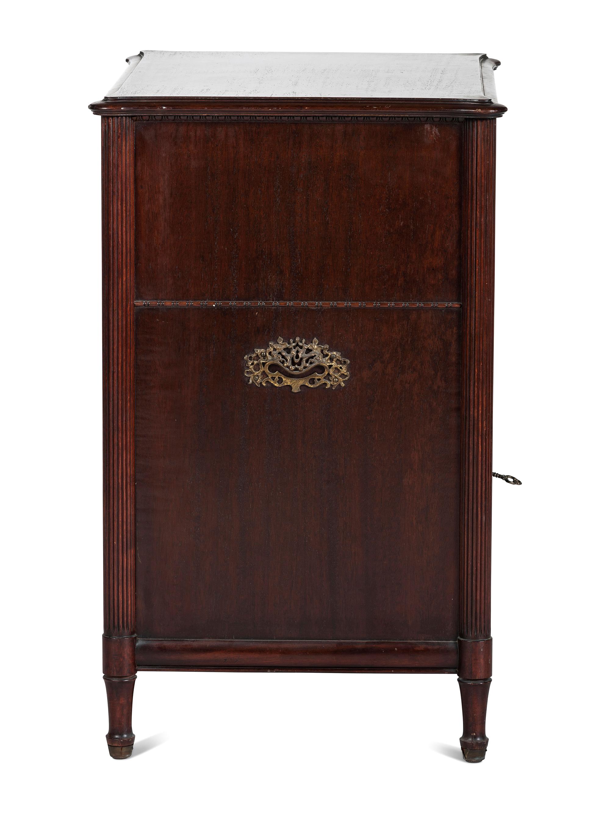 A Swiss-Made Stella Mahogany Console Disc Music Box