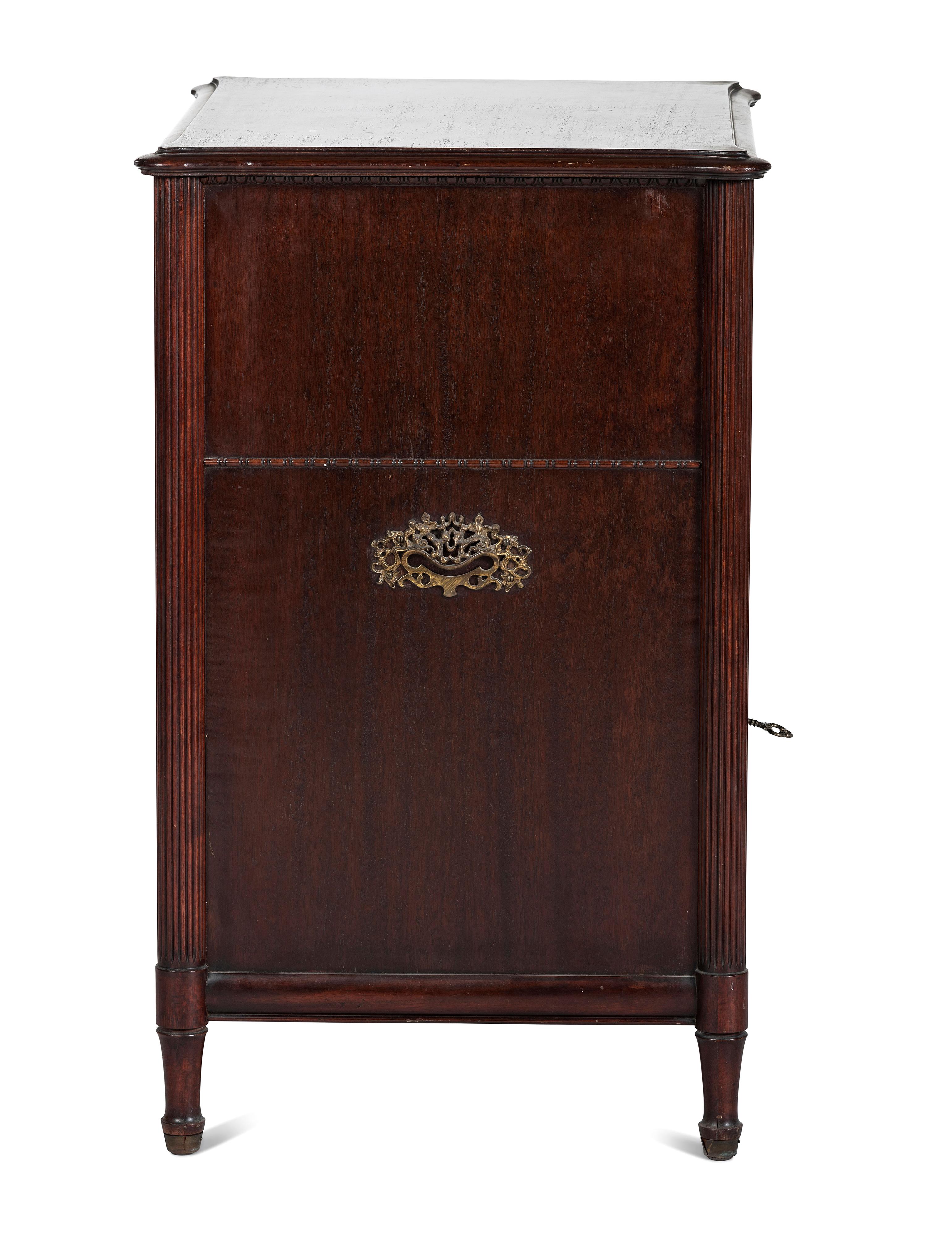 A Swiss-Made Stella Mahogany Console Disc Music Box