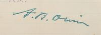 [AUTOGRAPHS]. Signatures of 19th-century American military and political figures.
