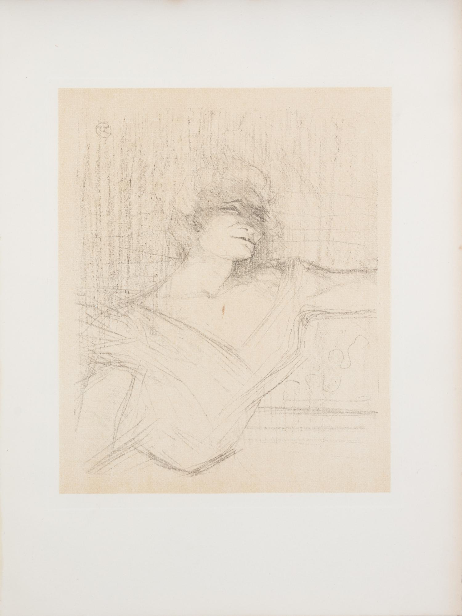 Yvette Guilbert (portfolio of eight lithographs with cover; cover and frontispiece bound together with front matter in binding by René Aussourd)