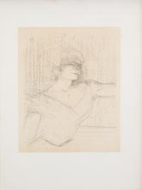 Yvette Guilbert (portfolio of eight lithographs with cover; cover and frontispiece bound together with front matter in binding by René Aussourd)