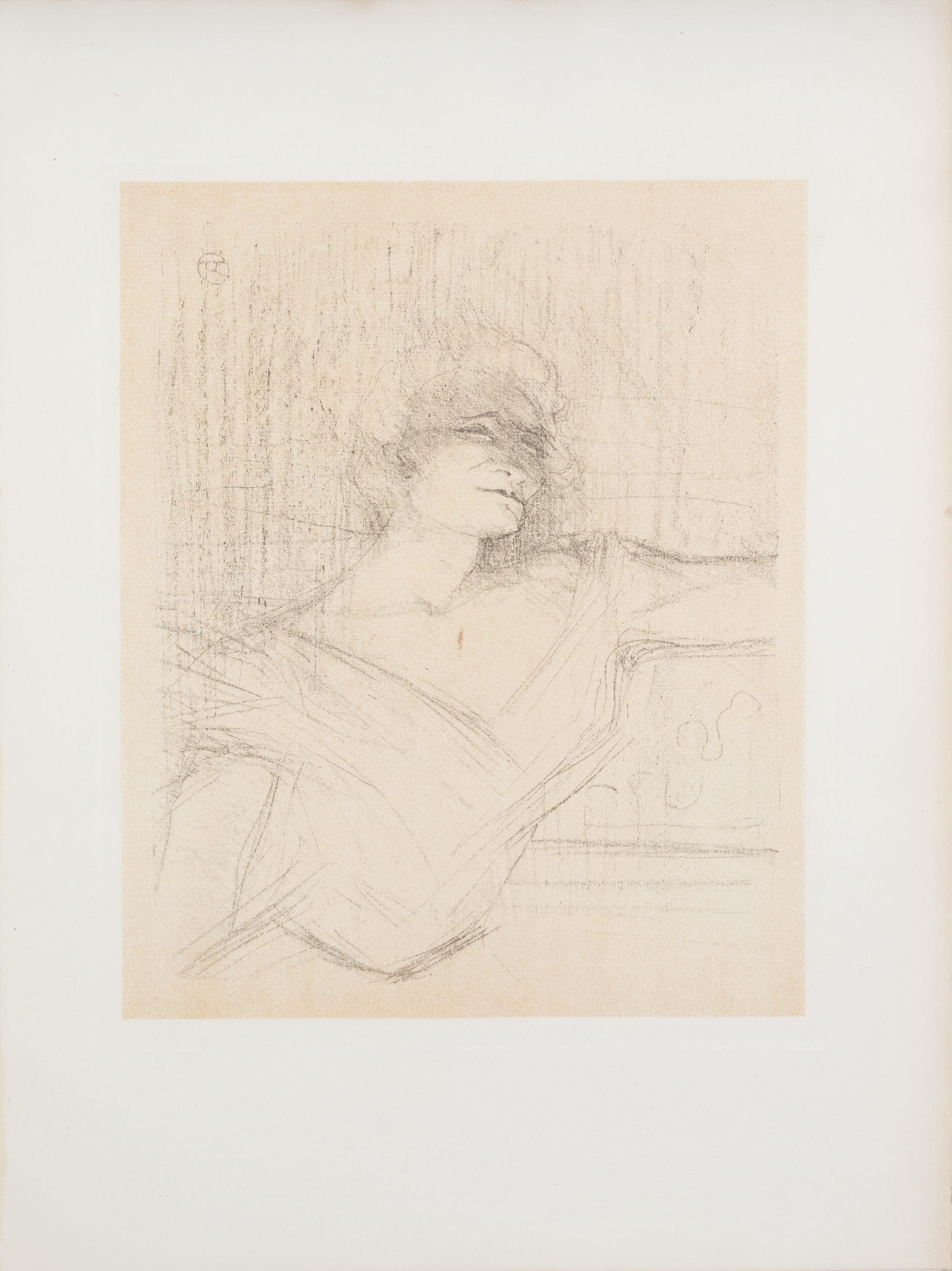 Yvette Guilbert (portfolio of eight lithographs with cover; cover and frontispiece bound together with front matter in binding by René Aussourd)