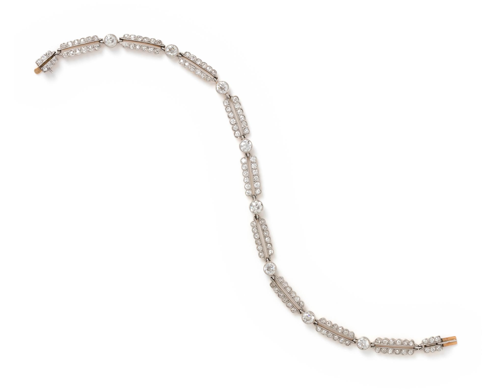 MARCUS & CO., ANTIQUE, DIAMOND BRACELET