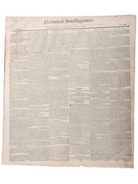 [SLAVERY & ABOLITION]. Advertisements for the return of freedom seekers published in 8 issues of The National Intelligencer . Washington, DC: May-August 1837.
