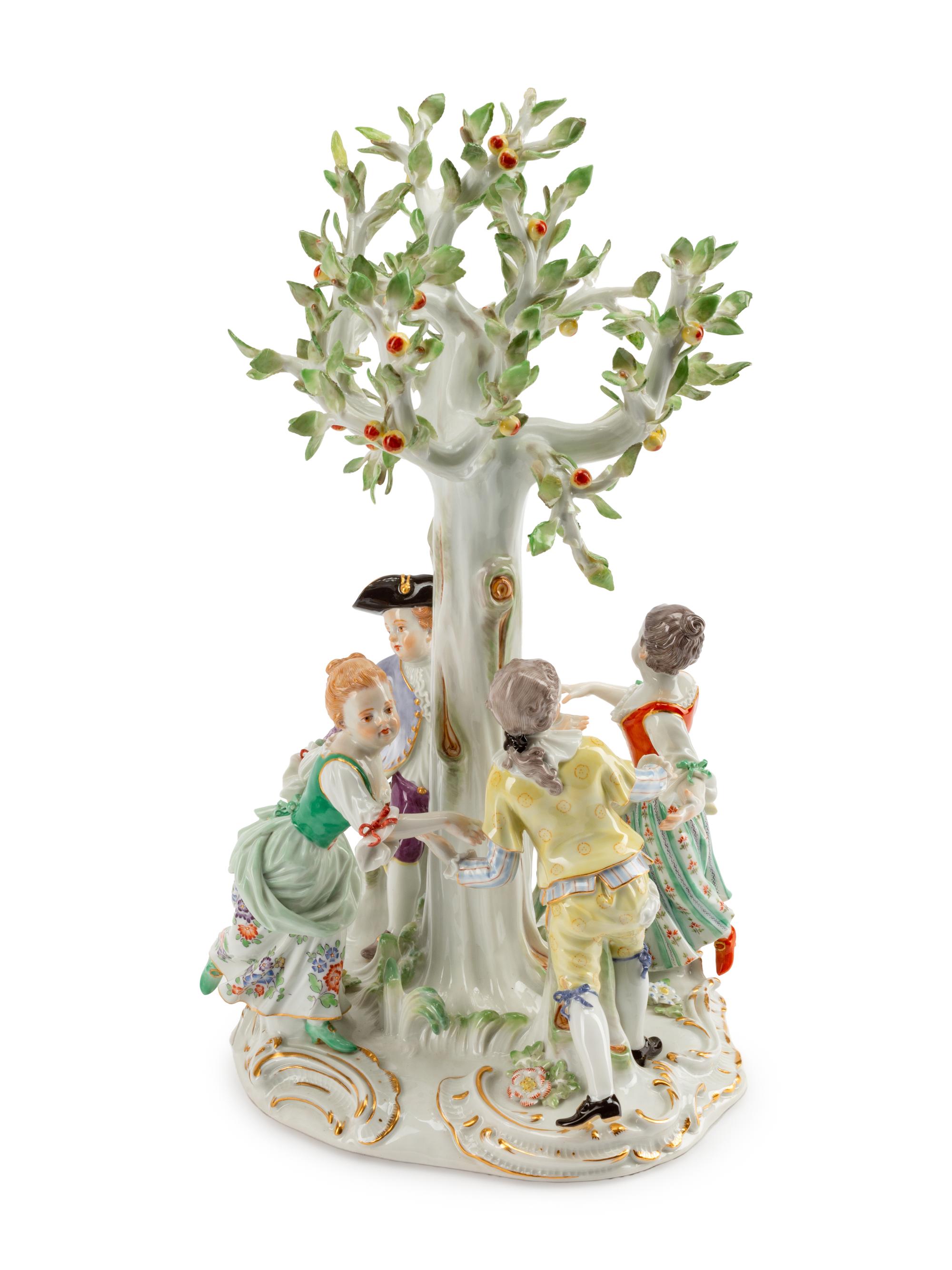 A Meissen Porcelain Figural Group
