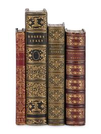 [FORE-EDGE PAINTINGS]. A group of 4 poetical works, comprising: