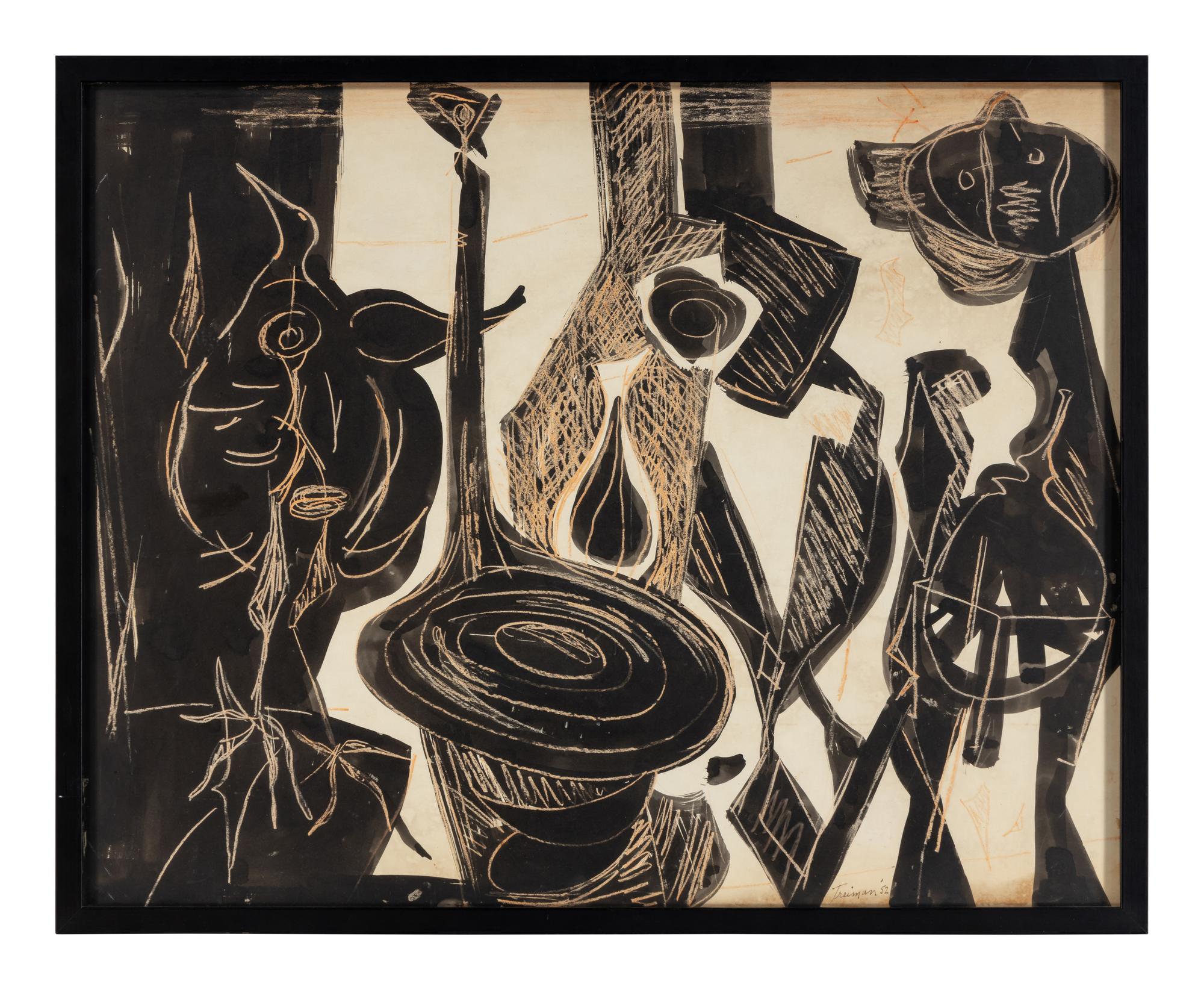 Surrealist Figures , 1952