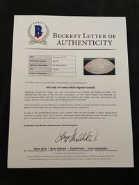 A Hall of Fame Multi Signed Autograph / 26 Signatures Football Including Orenthal James Simpson Full Name Signature (Beckett Authentication Services Letter),