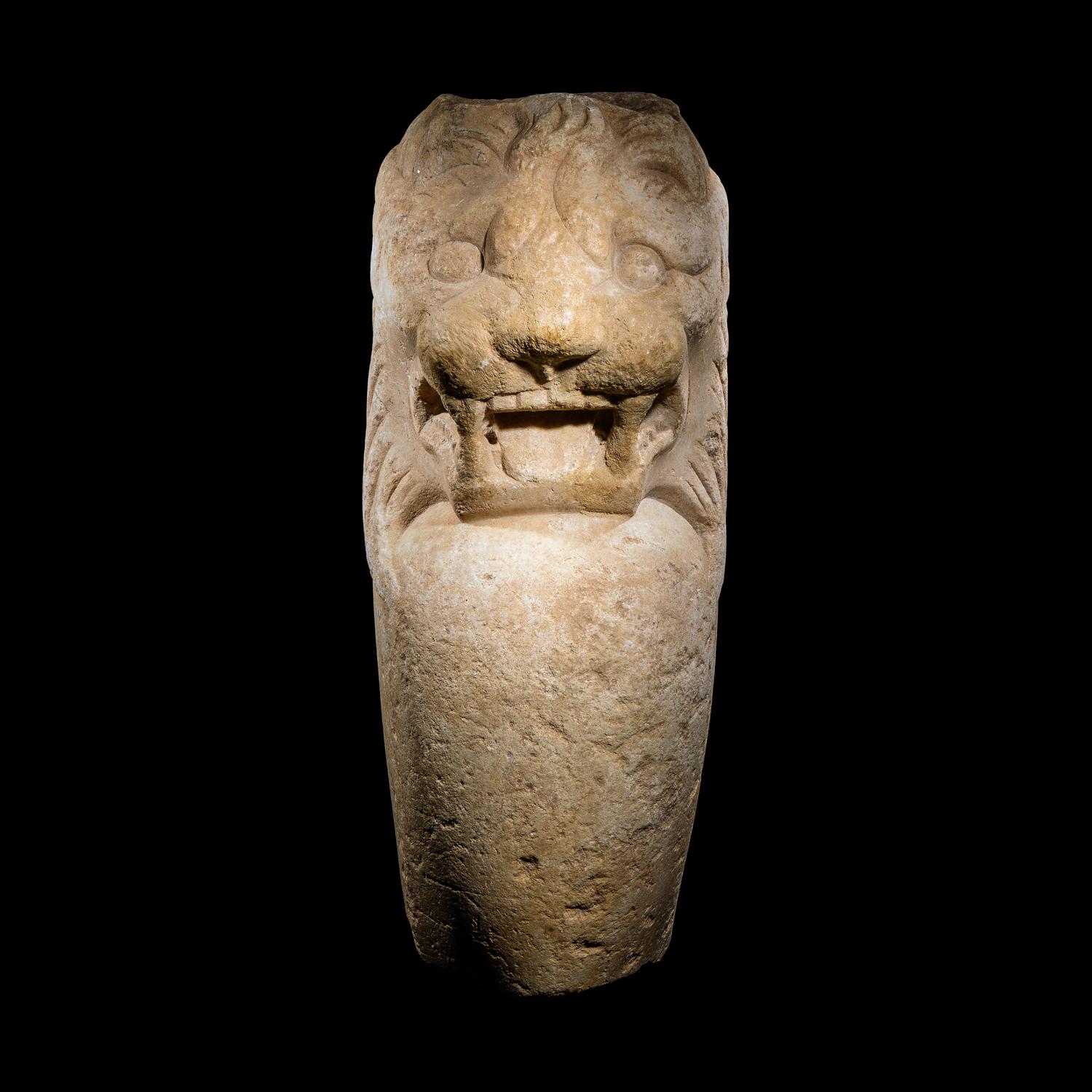 A Roman Marble Lion Trapezophoros