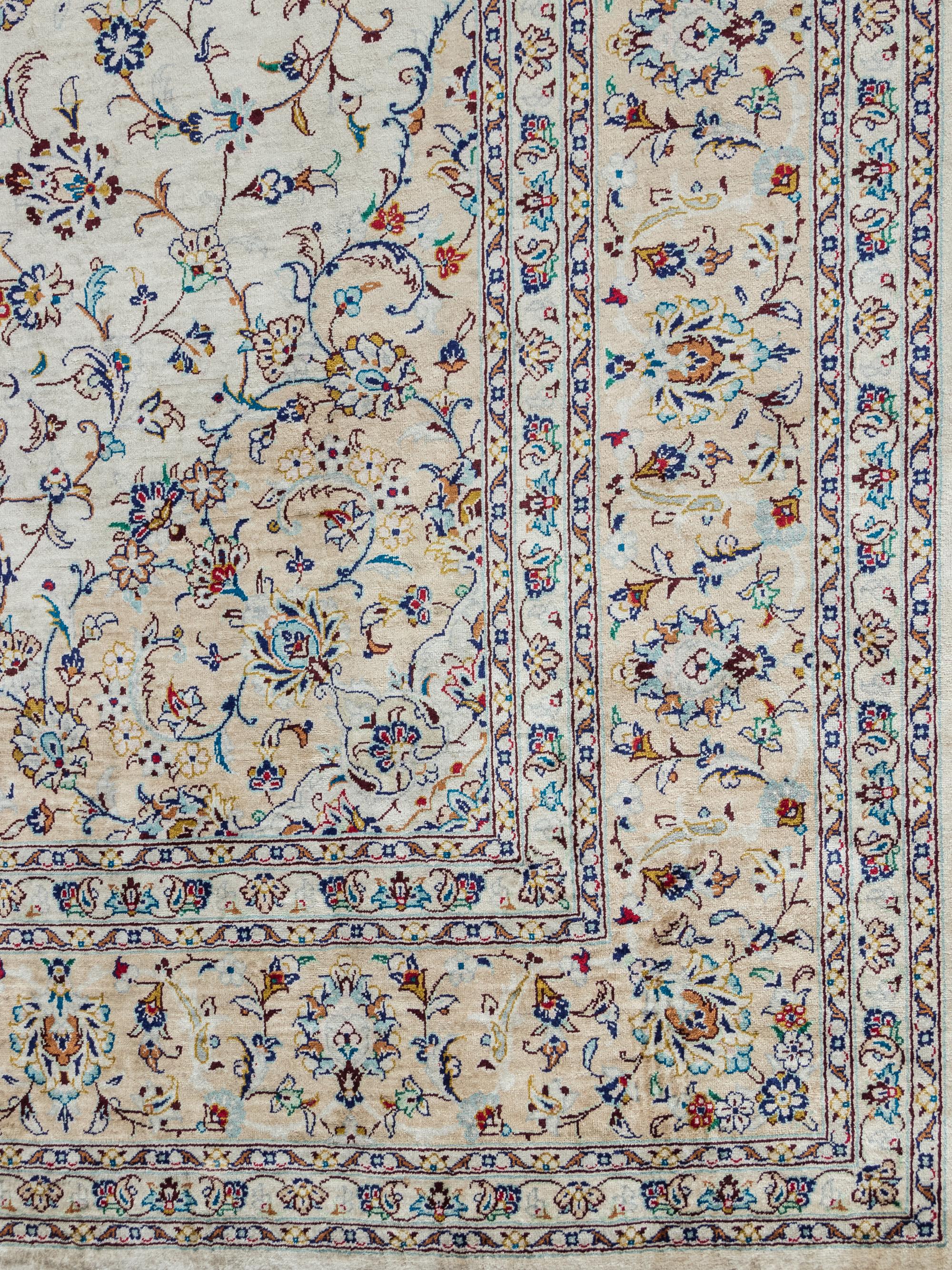 A Tabriz Silk Rug