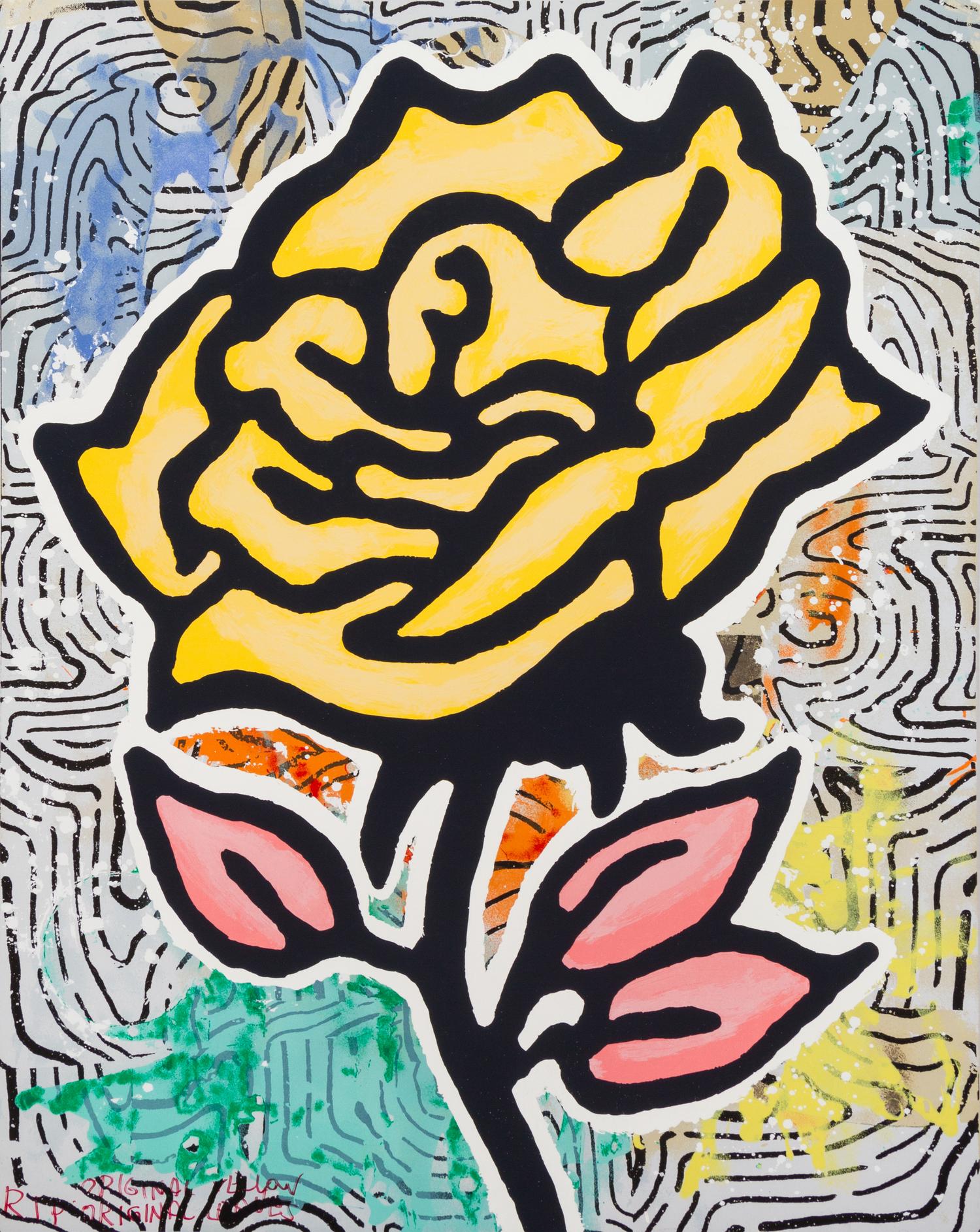 Donald Baechler, (American, b. 1956), Six Roses, 2015 (a suite of six works)