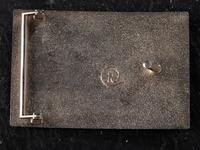 Matching Sterling Silver Tufa Cast Belt Buckle and Bolo Tie