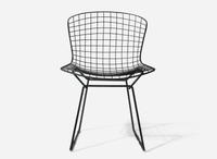 Harry Bertoia, Rare Prototype Double-Wire Side Chair